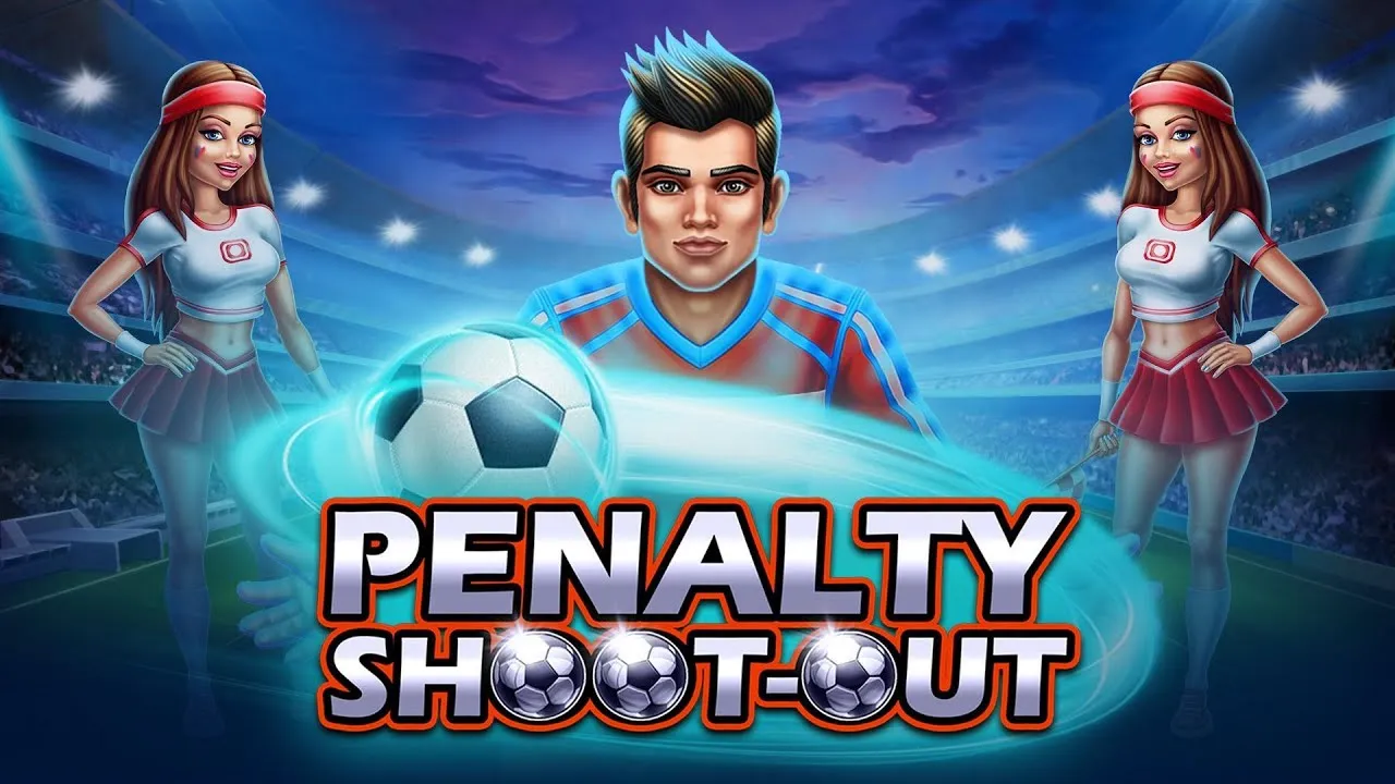 Гра Penalty від Evoplay — банер з воротами та м'ячем